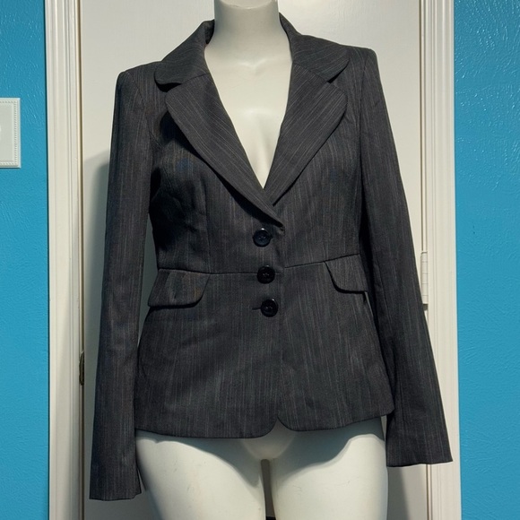 Classiques Entier Black with Brown hues Blazer Tailored Professional Jacket 14 - Picture 13 of 16